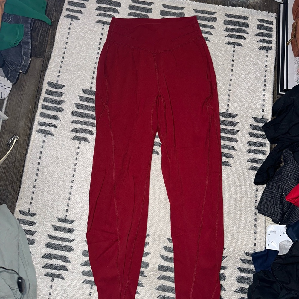 FP Movement by Free People Red Track Pants